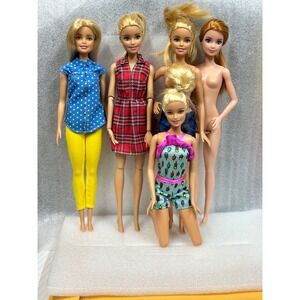 Barbie‎ Doll Lot 5 Fashionistas Vintage Playtime Friends Collection Flexible lot